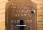 Antigua Balanza de bolsillo hecha en Alemania – Antique Pocket Balance Made in Germany